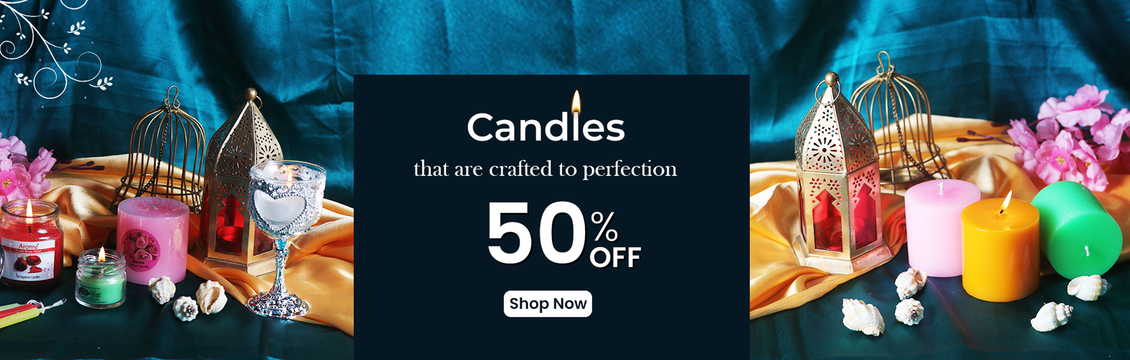 Candles banner